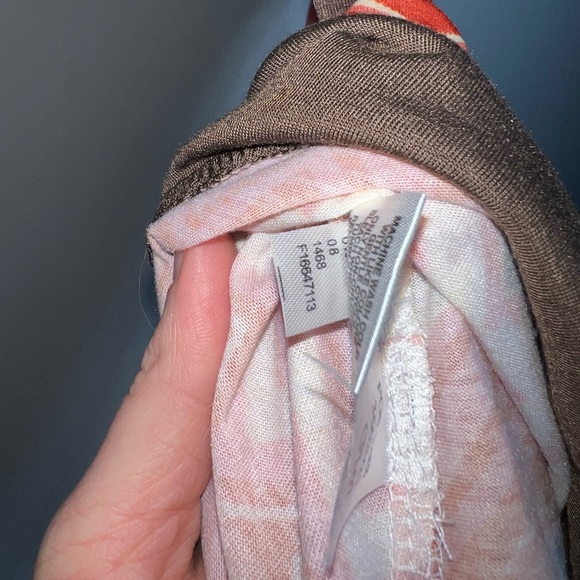 &Y2K chevron Aztec straps tank brown orange fall bubble flowy top thin straps - Picture 6 of 6